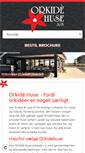 Mobile Screenshot of orkidehuse.dk